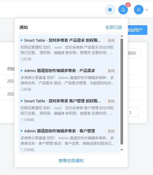 站内信列表页